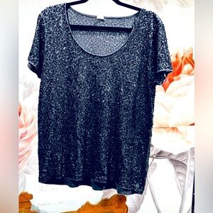 J Crew, Black, Size XL top